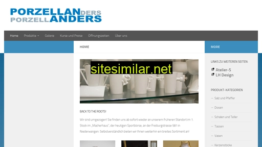 porzellanders.ch alternative sites