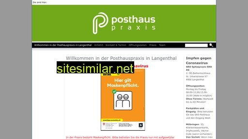 posthauspraxis.ch alternative sites