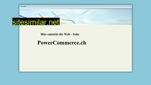 powercommerce.ch alternative sites