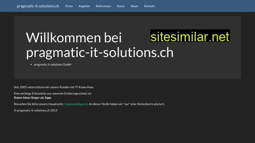 pragmatic-it-solutions.ch alternative sites