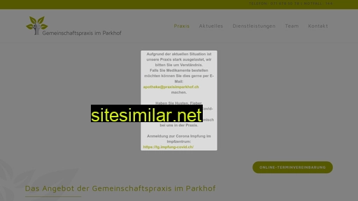 praxisimparkhof.ch alternative sites