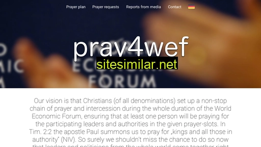 pray4wef.ch alternative sites