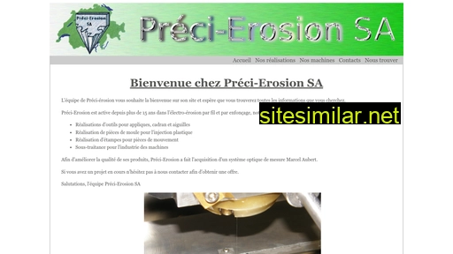 preci-erosion.ch alternative sites