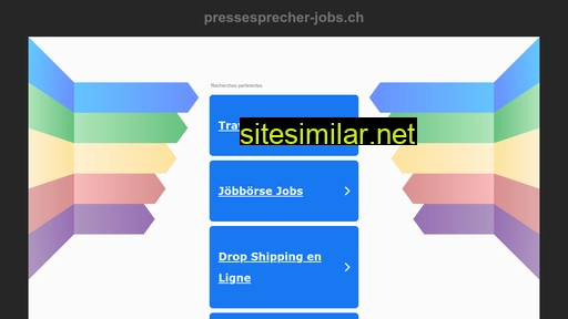 pressesprecher-jobs.ch alternative sites