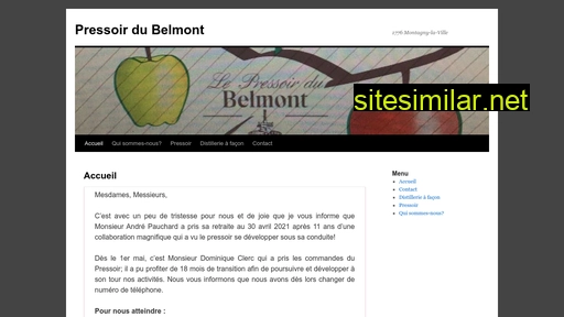 Pressoir-du-belmont similar sites