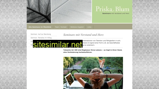 priskablum-seminare.ch alternative sites