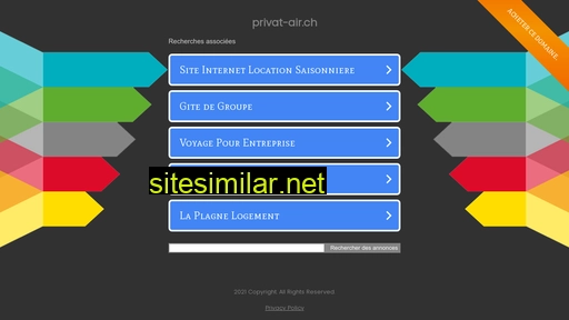 privat-air.ch alternative sites