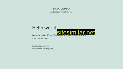 privatdomina.ch alternative sites