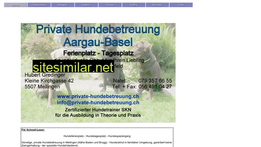 private-hundebetreuung.ch alternative sites