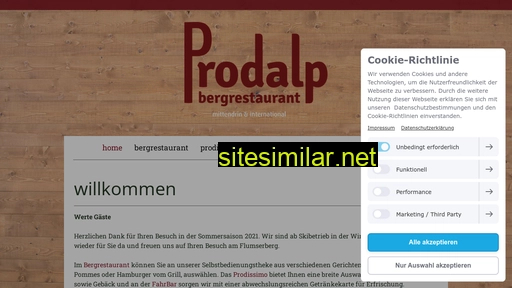 prodalp.ch alternative sites