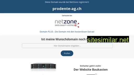 prodente-ag.ch alternative sites