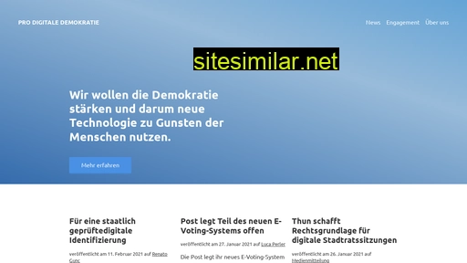 prodigitaledemokratie.ch alternative sites