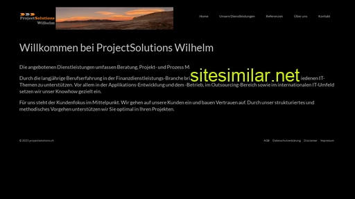 Projectsolutions similar sites
