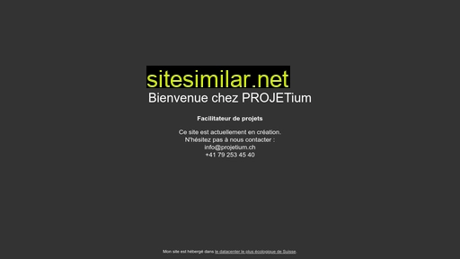 projetium.ch alternative sites