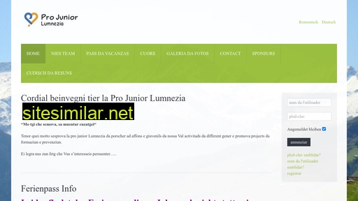 projuniorlumnezia.ch alternative sites
