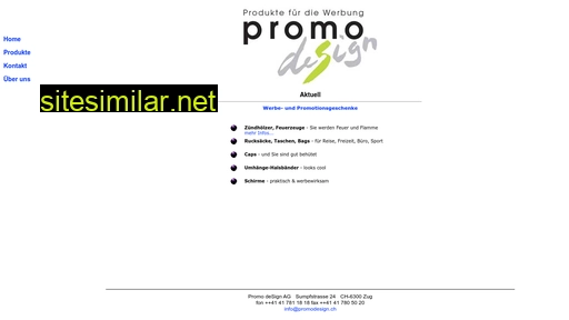 promodesign.ch alternative sites