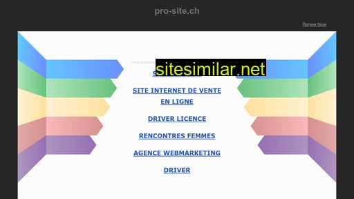 pro-site.ch alternative sites