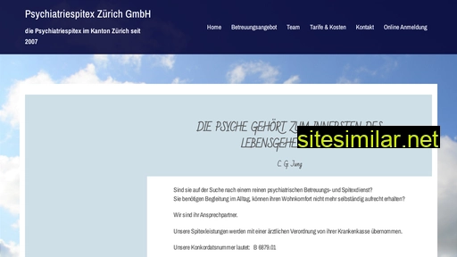 psychiatriespitex-zuerich.ch alternative sites