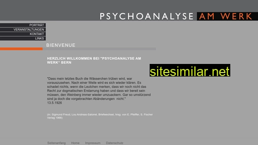 psychoanalyseamwerk.ch alternative sites