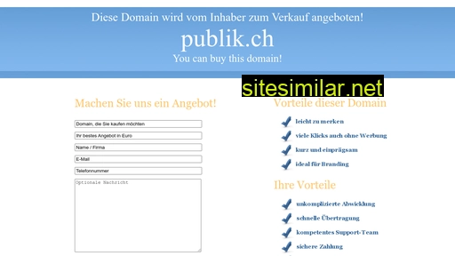 publik.ch alternative sites