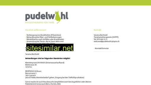 pudelwohl-physio.ch alternative sites