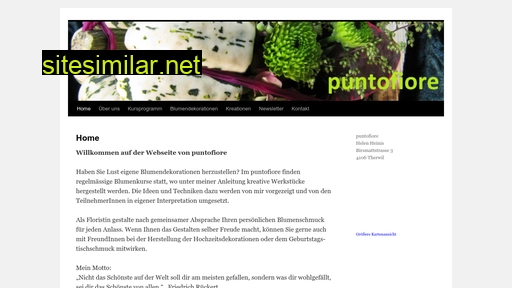 puntofiore.ch alternative sites