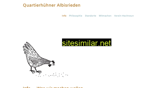 quartierhuehner-albisrieden.ch alternative sites