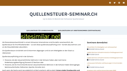 Quellensteuer-seminar similar sites