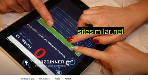 quizdinner.ch alternative sites