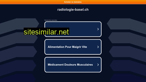 radiologie-basel.ch alternative sites