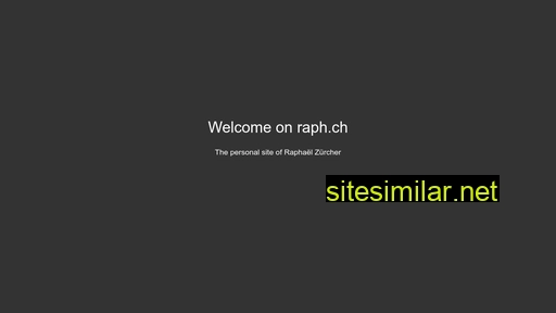 raph.ch alternative sites