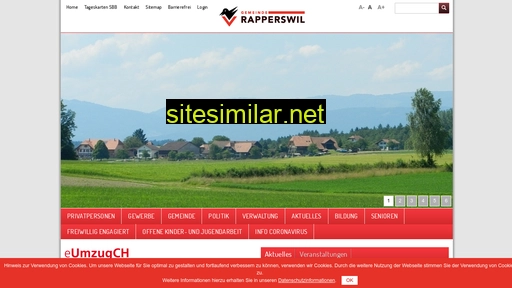 rapperswil-be.ch alternative sites