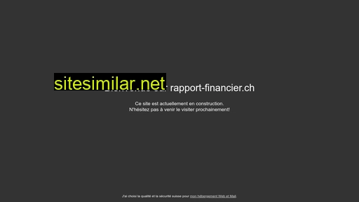rapport-financier.ch alternative sites