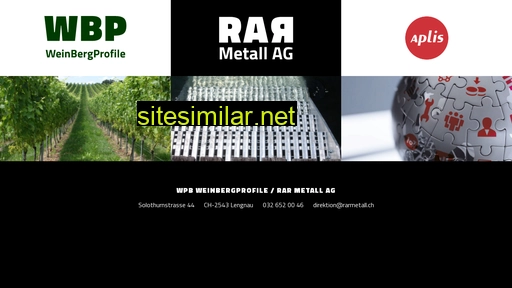 rarmetall.ch alternative sites
