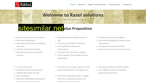 rasol.ch alternative sites