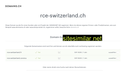 rce-switzerland.ch alternative sites