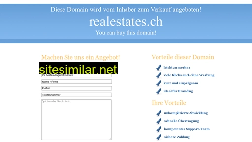 realestates.ch alternative sites