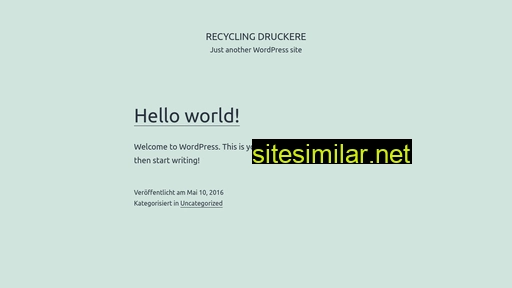recycling-druckerei.ch alternative sites