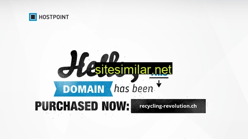 recycling-revolution.ch alternative sites
