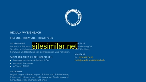 regula-wyssenbach.ch alternative sites