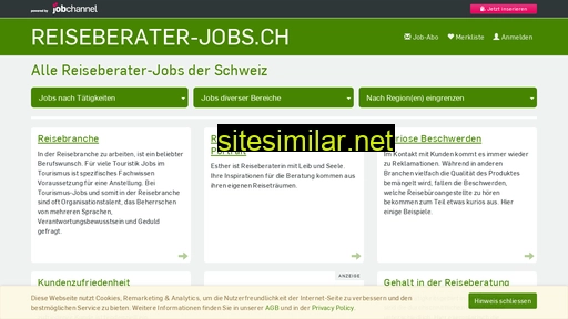 Reiseberater-jobs similar sites