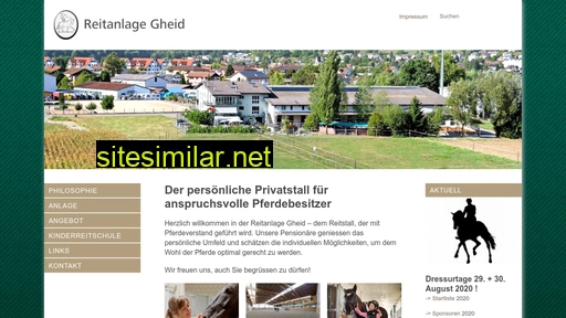 reitanlagegheid.ch alternative sites