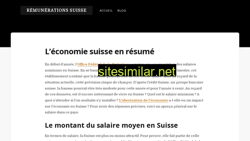 remunerations.ch alternative sites