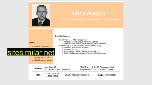 remymaeder.ch alternative sites