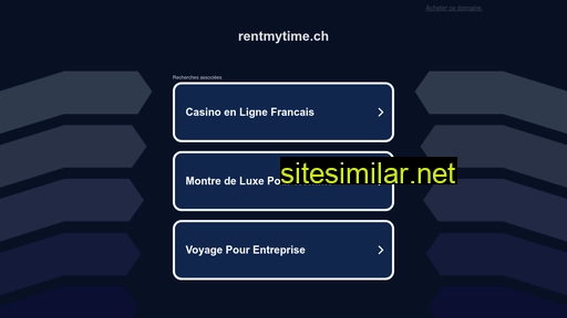 rentmytime.ch alternative sites
