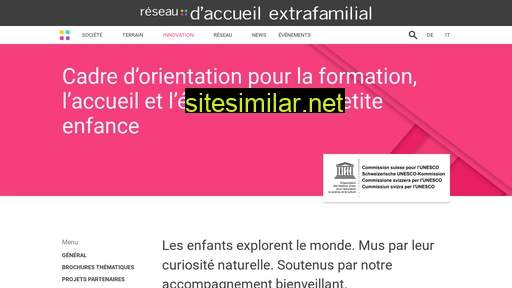 reseau-accueil-extrafamilial.ch alternative sites