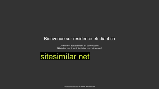 residenceetudiant.ch alternative sites
