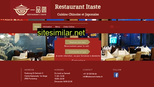 restaurant-itaste.ch alternative sites
