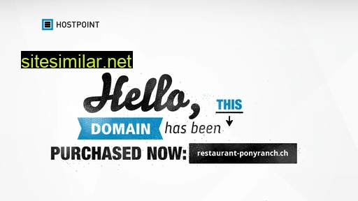 restaurant-ponyranch.ch alternative sites
