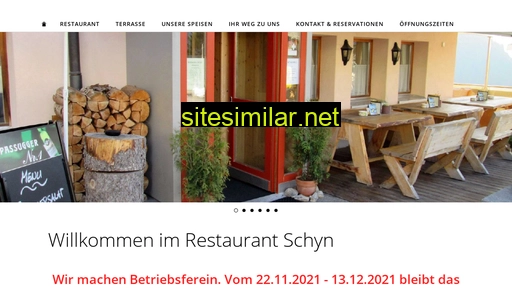 restaurant-schyn.ch alternative sites